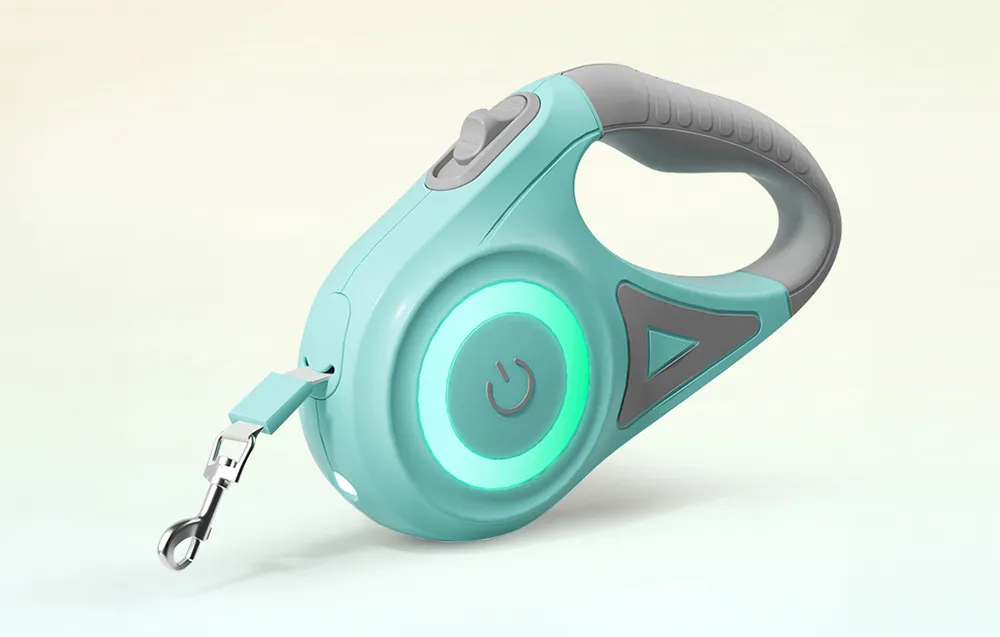 Smycz automatyczna LED Rojeco 5m